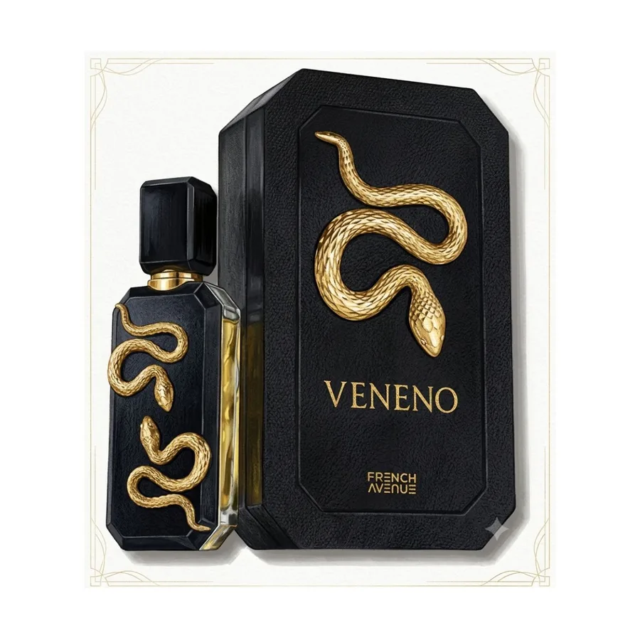 Perfume Arabe French Avenue Veneno Black Masculino 100ml