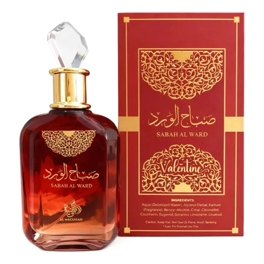 Perfume Árabe Sabah Al Ward Valentine EDP 100ml