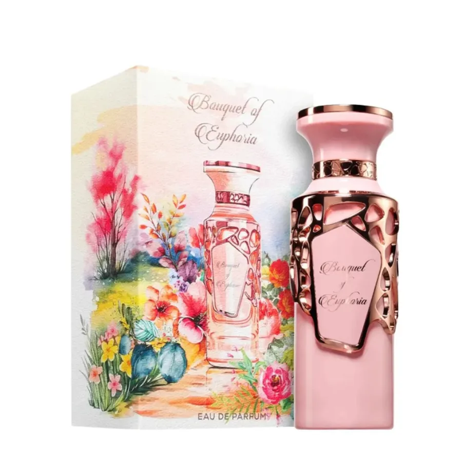 Perfume Feminino Fragrance World Bouquet de Euphoria Eau de Parfum