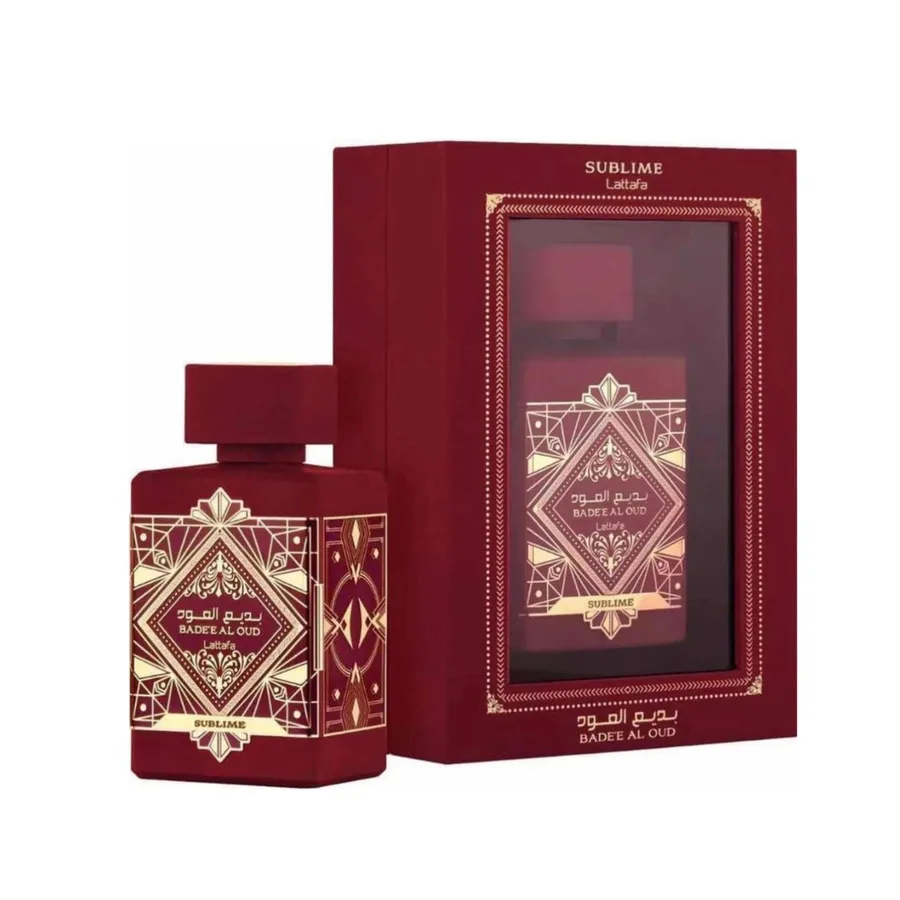 Perfume Lattafa Bade'e Al Oud Sublime Vermelho 100ml