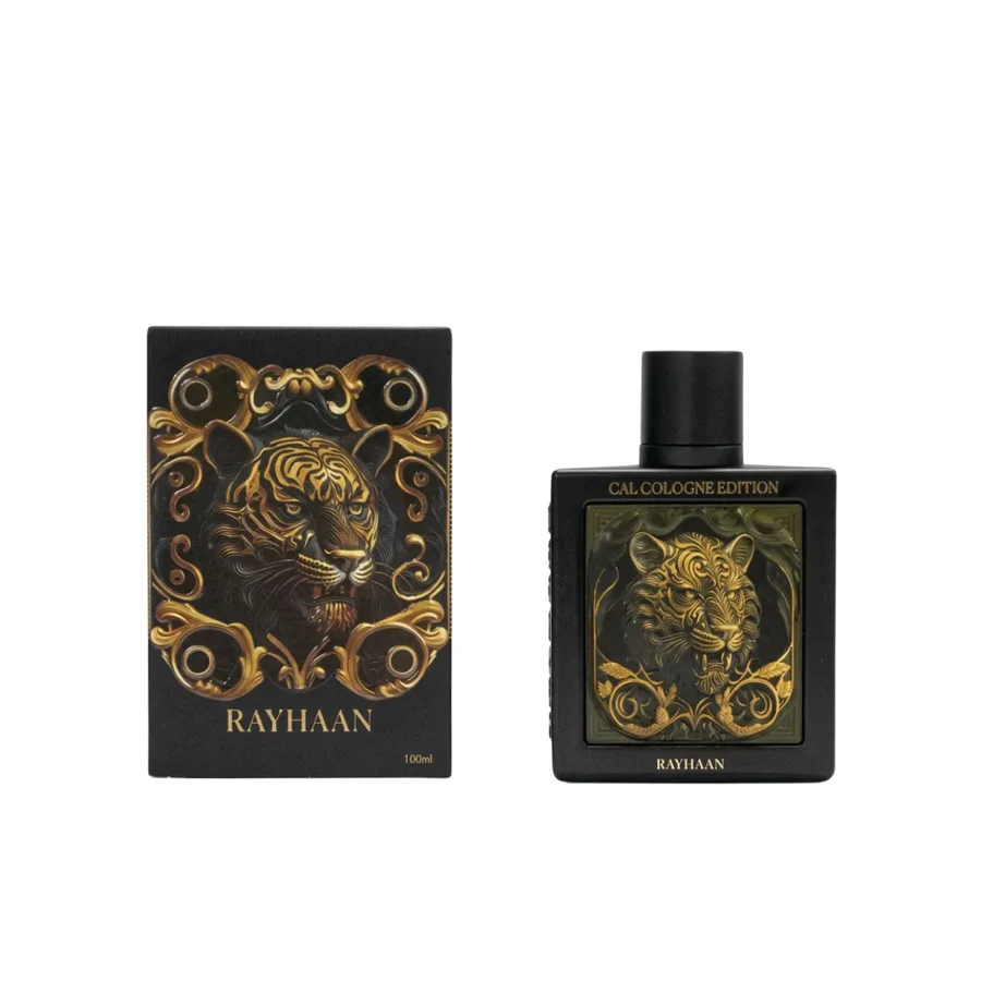 Perfume Masculino Rayhaan Tiger EDP 100ml Notas Amadeiradas Árabes