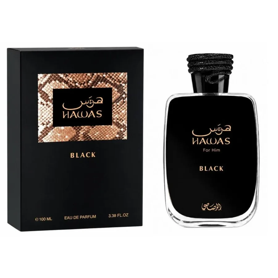 Perfume Rasasi Hawas Black 100ml Eau De Parfum - Masculino