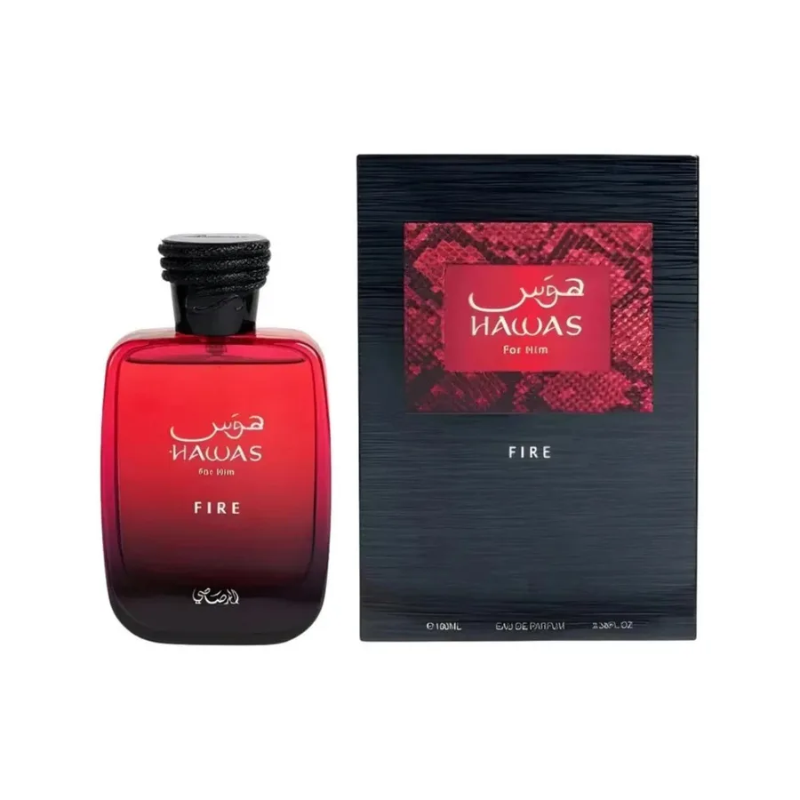 Perfume Rasasi Hawas Fire Eau de Parfum Unissex 100ml Floral