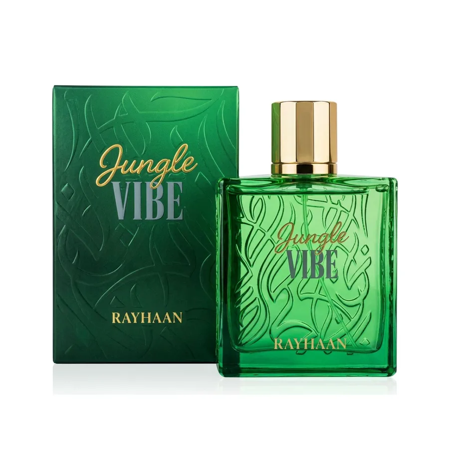 Perfume Rayhaan Jungle Vibe EDP 100ml Unissex Cítrico e Amadeirado