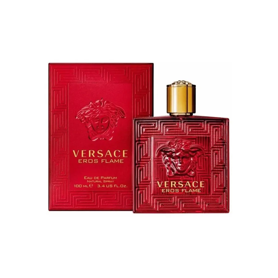 Perfume Versace Eros Flame Eau de Parfum 100ml Amadeirado Masculino